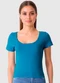Malwee - Blusa em Cotton Light Azul Claro - variação: Azul Claro