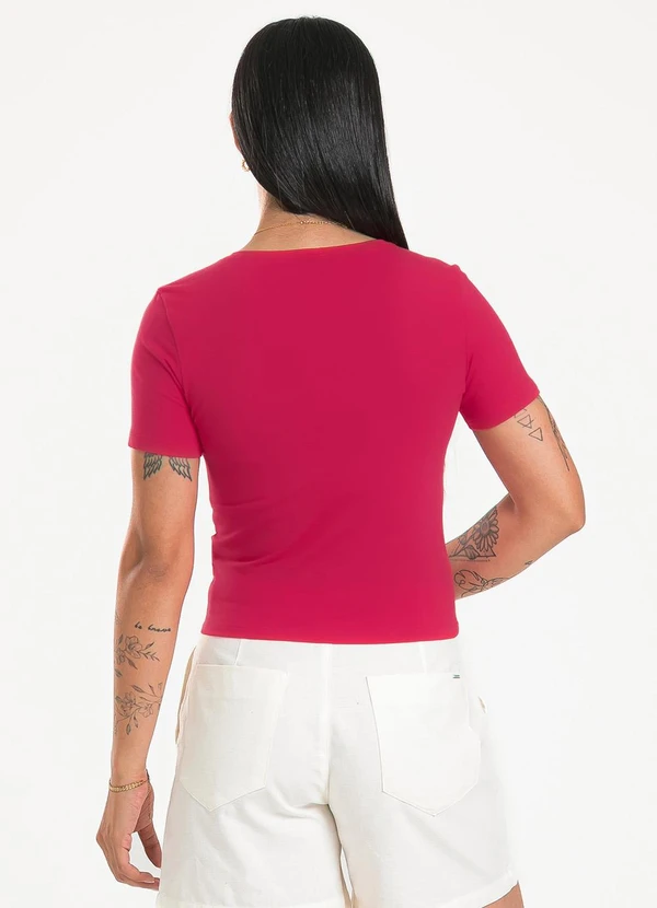 Cativa - Blusa em Cotton Pink 2