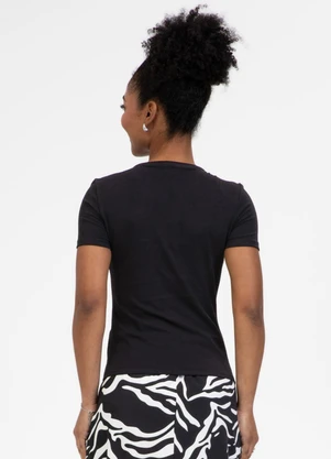 Habana - Blusa em Cotton Preto - HABANA