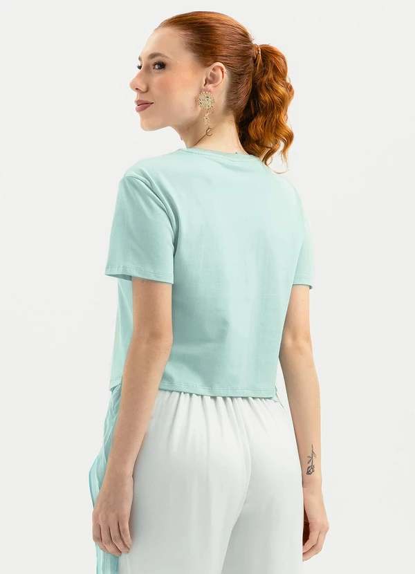Cativa - Blusa em Cotton Verde Claro 2