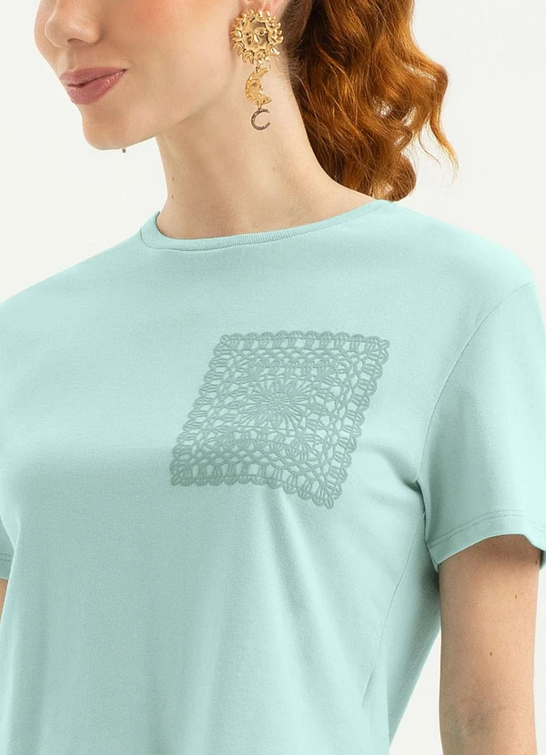 Cativa - Blusa em Cotton Verde Claro 3