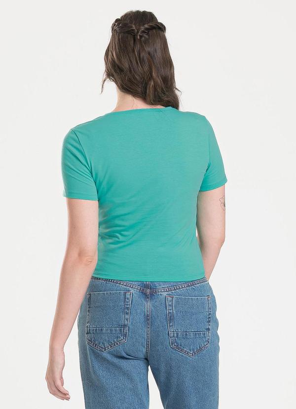 Cativa - Blusa em Cotton Verde  2