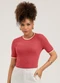 Cativa - Blusa em Cotton Vermelho - variação: Vermelho