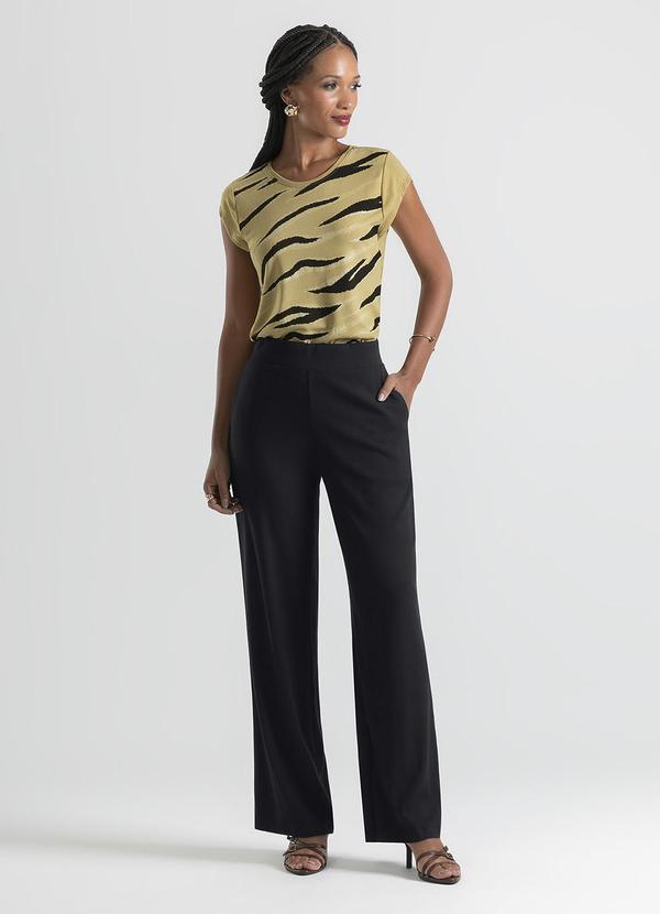 Cativa - Blusa em Crepe Caramelo 3