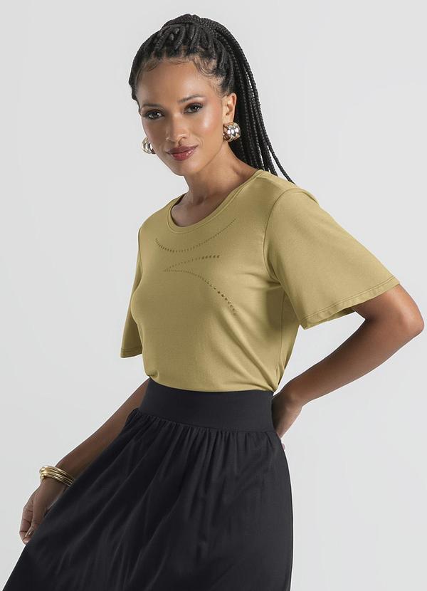Cativa - Blusa em Crepe Caramelo 1
