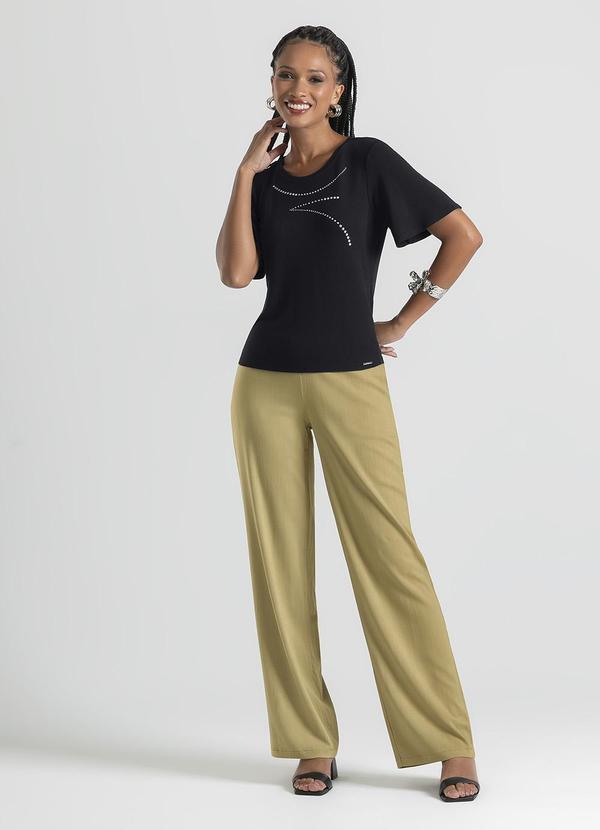 Cativa - Blusa em Crepe Preto 3