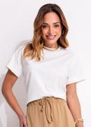 BLUSA EM MALHA (BEGE)