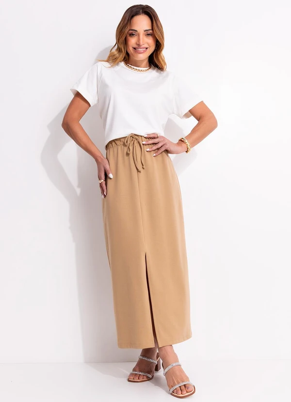 Multimarcas - Blusa em Malha Bege 3