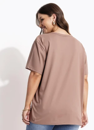 Multimarcas - Blusa em Malha Bege - MULTIMARCAS