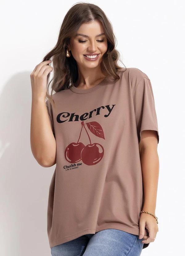 Multimarcas - Blusa em Malha Bege