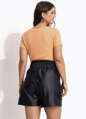 Multimarcas - Blusa em Malha Laranja - MULTIMARCAS