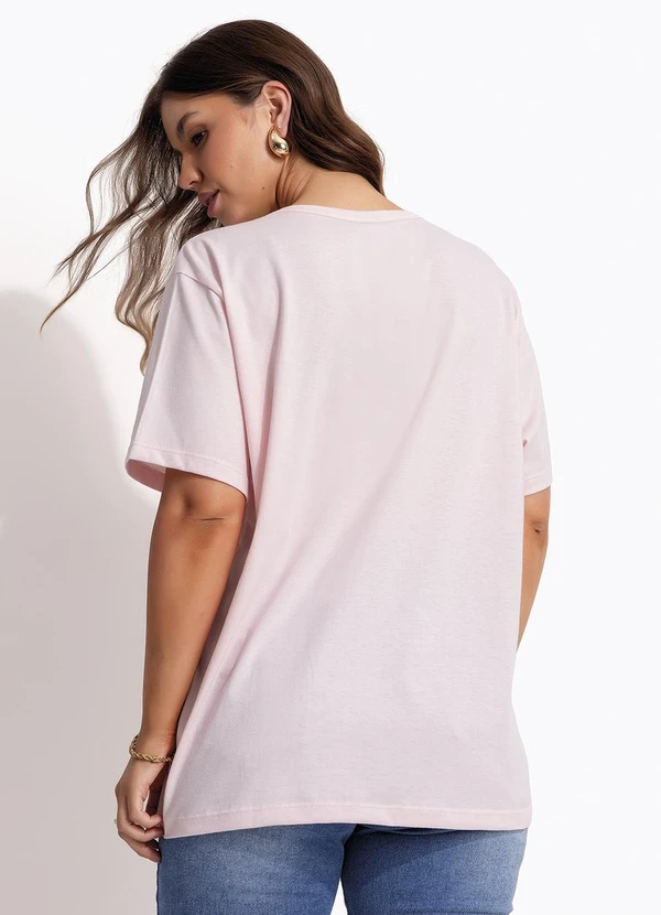 Multimarcas - Blusa em Malha Rosa 2