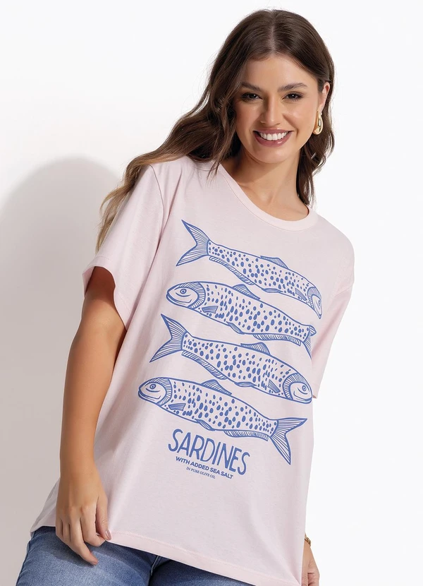 Multimarcas - Blusa em Malha Rosa 3