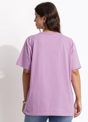 Multimarcas - Blusa em Malha Roxo - MULTIMARCAS