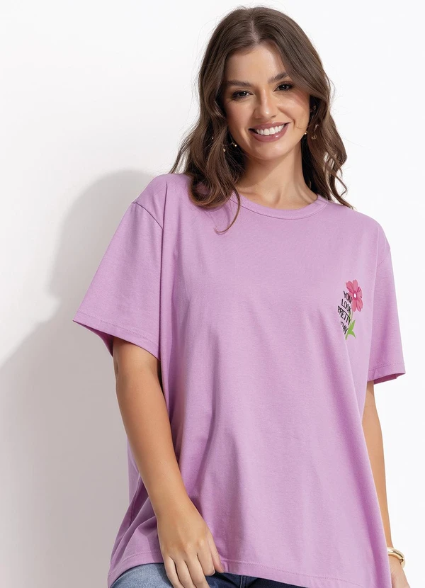 Multimarcas - Blusa em Malha Roxo 3