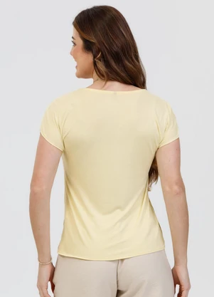 Habana - Blusa em Misturinha Amarelo  - HABANA