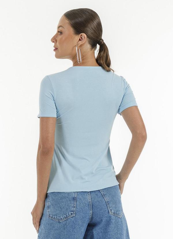 Habana - Blusa em Misturinha Azul Claro 2