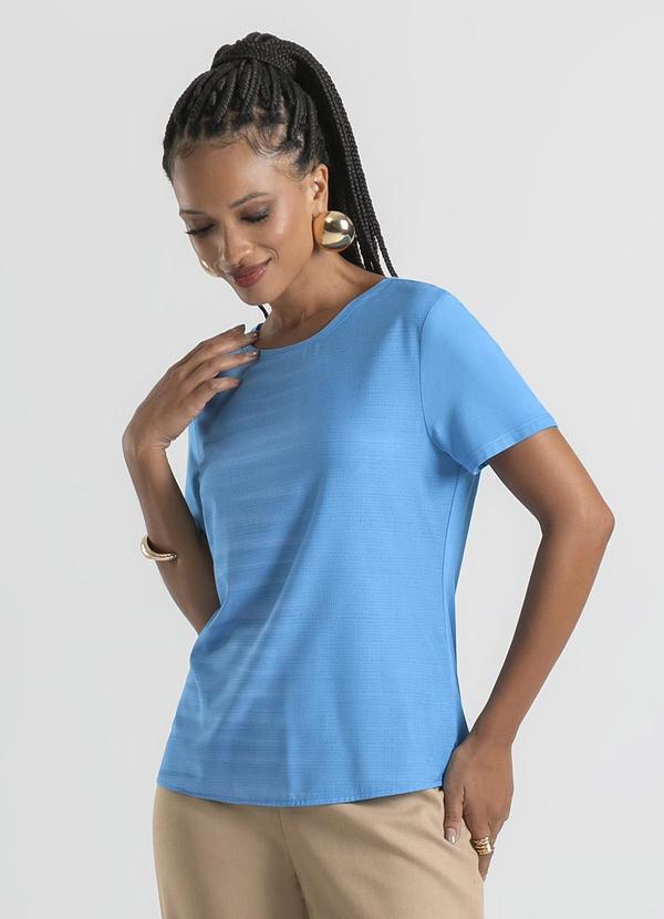 Cativa - Blusa em Misturinha Azul 1
