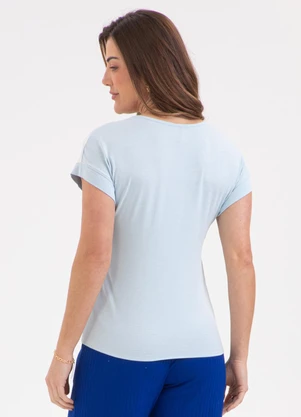 Habana - Blusa em Misturinha Azul - HABANA