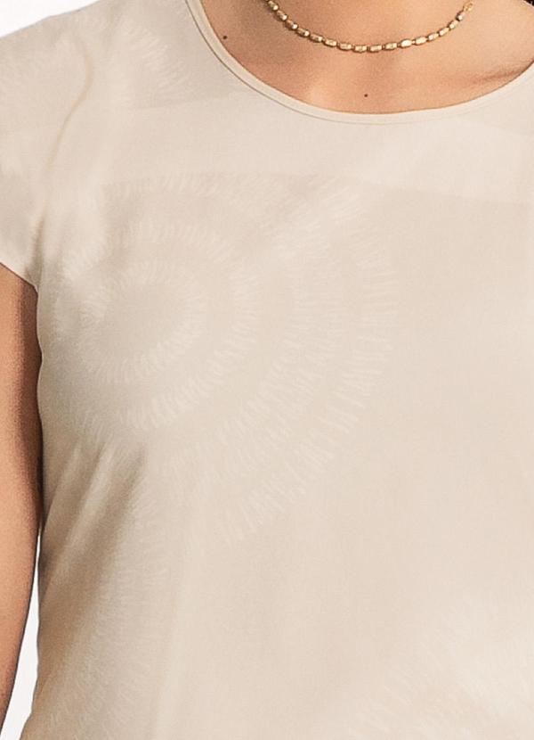 Habana - Blusa em Misturinha Bege 3