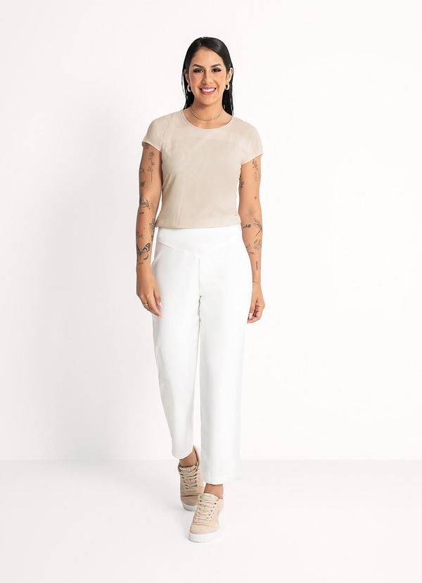 Habana - Blusa em Misturinha Bege 4