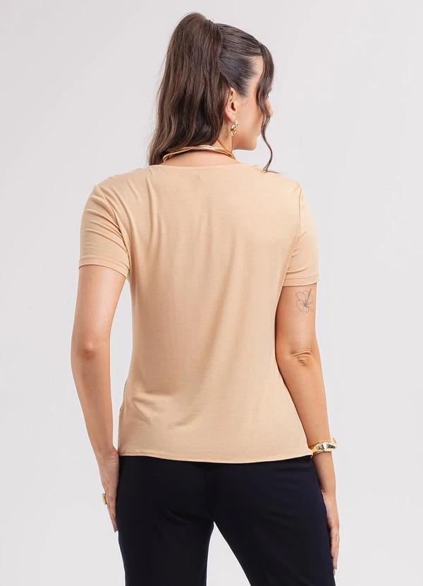 Habana - Blusa em Misturinha Bege 2