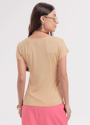 Habana - Blusa em Misturinha Bege - HABANA