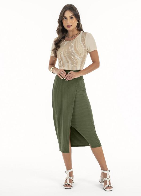 Habana - Blusa em Misturinha  Bege 3