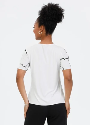 Habana - Blusa em Misturinha Branco - HABANA