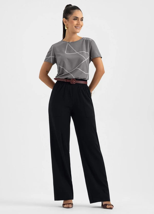 Cativa - Blusa em Misturinha Cinza 3