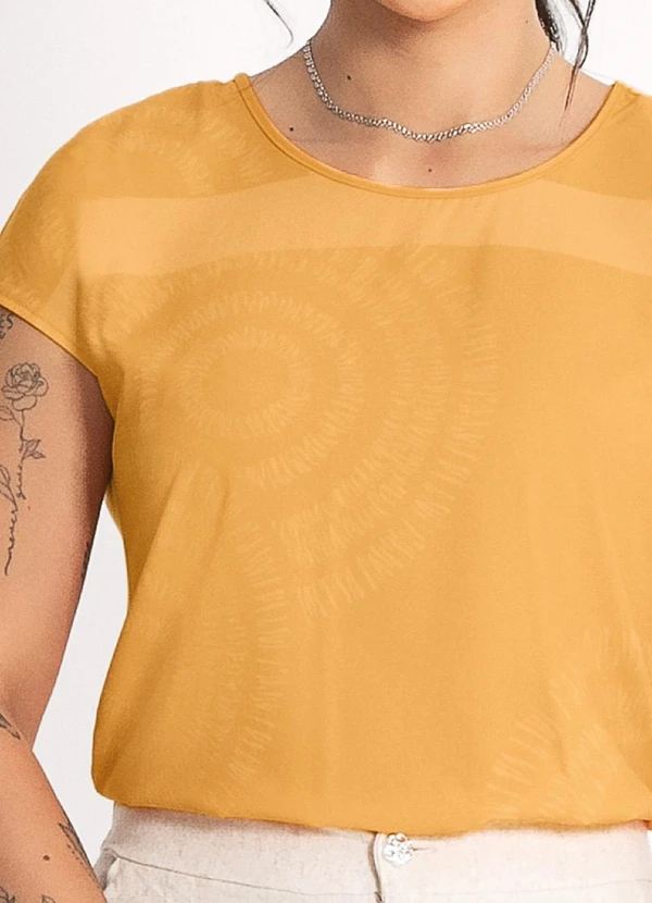 Habana - Blusa em Misturinha Laranja 3