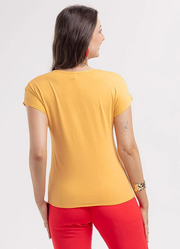 Habana - Blusa em Misturinha Laranja 2