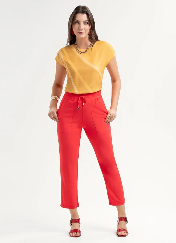 Habana - Blusa em Misturinha Laranja 3