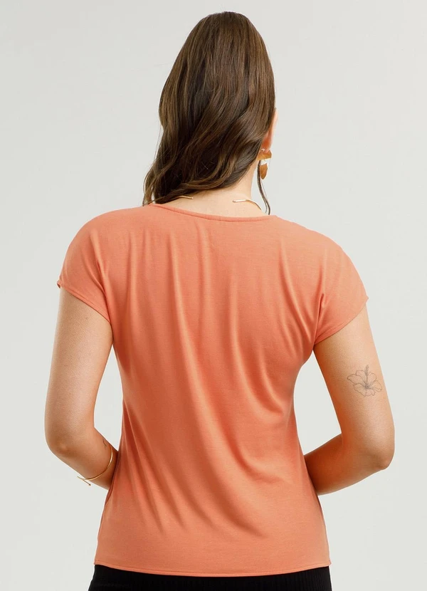 Habana - Blusa em Misturinha Laranja 2