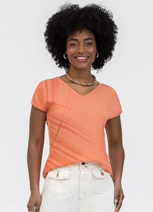Habana - Blusa em Misturinha Laranja - HABANA