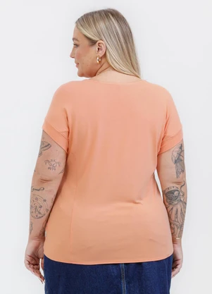 Habana - Blusa em Misturinha Laranja - HABANA