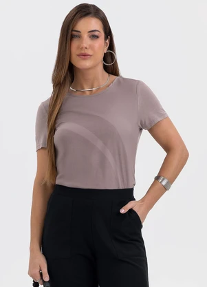 Habana - Blusa em Misturinha Lilás - HABANA