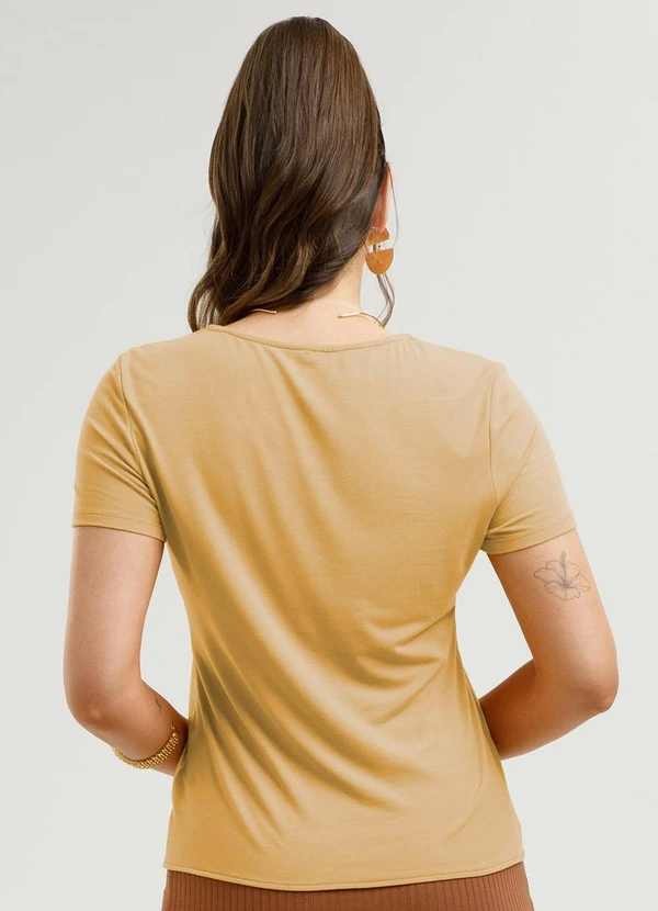 Habana - Blusa em Misturinha Marrom 2