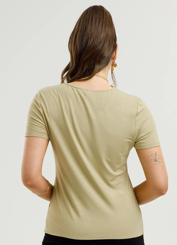 Habana - Blusa em Misturinha Marrom 2