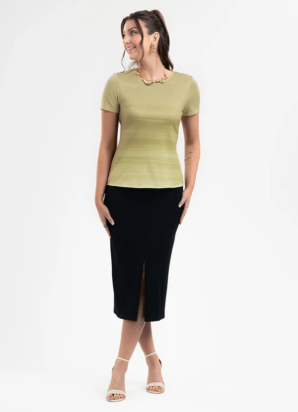 Habana - Blusa em Misturinha Marrom 3