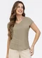 Habana - Blusa em Misturinha Marrom  - variação: Marrom