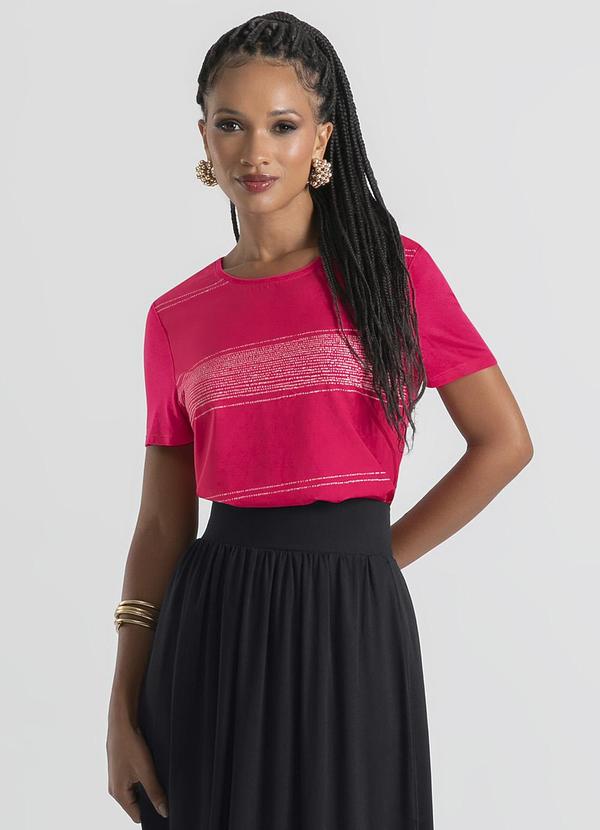 Cativa - Blusa em Misturinha Pink
