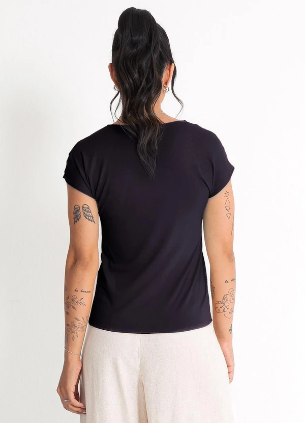 Habana - Blusa em Misturinha Preto 2