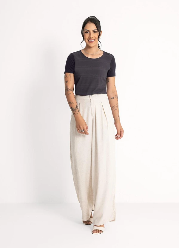 Habana - Blusa em Misturinha Preto 3