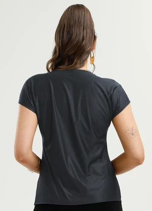 Habana - Blusa em Misturinha Preto - HABANA