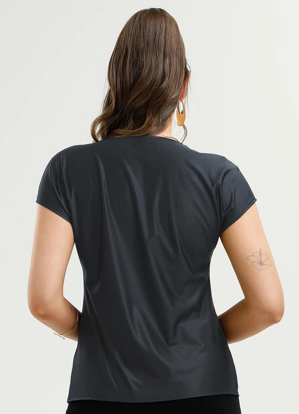 Habana - Blusa em Misturinha Preto 2
