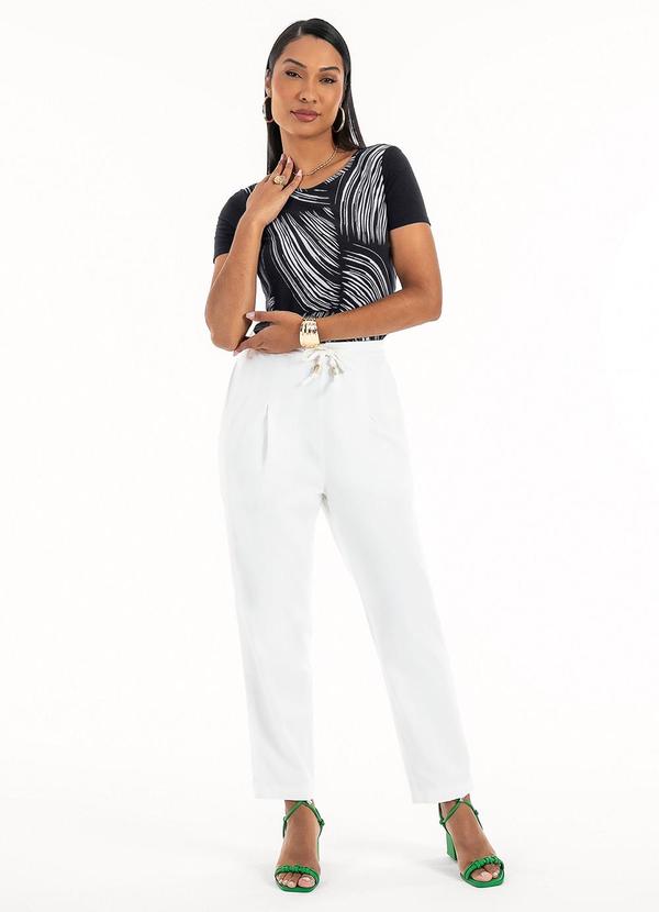 Habana - Blusa em Misturinha  Preto 4