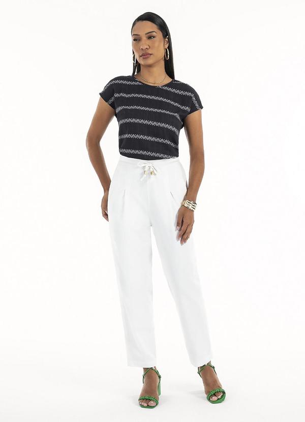 Habana - Blusa em Misturinha Preto 3