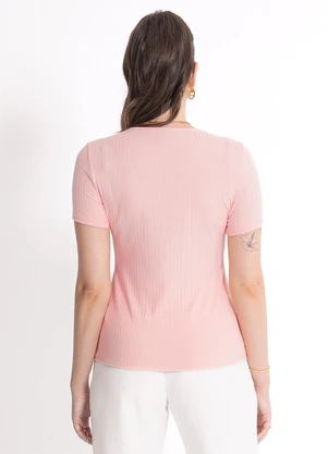 Habana - Blusa em Misturinha Rosa Claro - HABANA