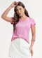 Habana - Blusa em Misturinha Rosa - variação: Rosa